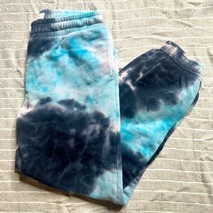 Kids Girls Size Large 10/12 the dye sweat pants super cute Treasure and Bond